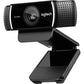 Logitech C922 Pro Stream Webcam 1080p 30fps Camera with Built-in Stereo Mic, 78 Degree Diagonal Field of View for HD Video Streaming and Recording for Office Work from Home Zoom Meetings
