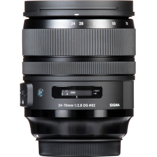 Sigma 24-70mm f/2.8 DG OS HSM IF ART Lens for Canon EF w/PC Software & Acc  Kit 576954 A