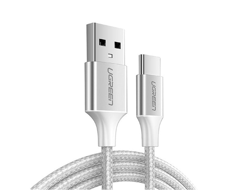 UGREEN USB-A 2.0 to USB-C Cable with Nickel Plating Aluminum Braid and Triple Layer Shielding for PC and and Laptop (Available in 1M, 1.5M, 2M )