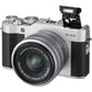 FUJIFILM X-A5 Mirrorless Camera with 15-45mm Lens (Silver)