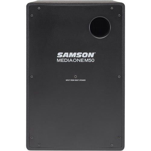 Samson MediaOne M50 Full-Range Powered Studio Monitor Speakers (Pair) For Multimedia, Recording and Gaming