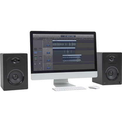 Samson MediaOne M50 Full-Range Powered Studio Monitor Speakers (Pair) For Multimedia, Recording and Gaming