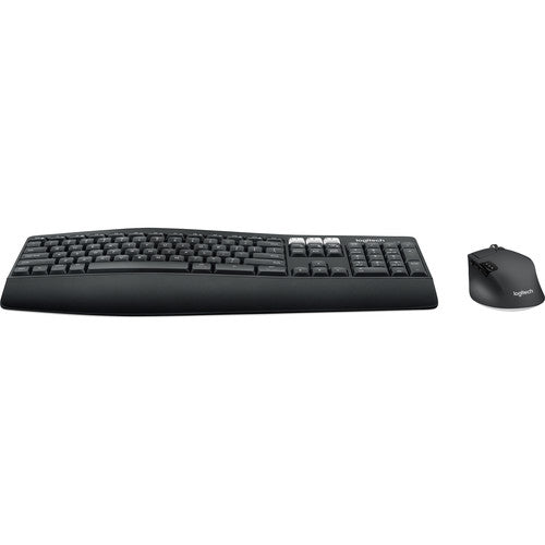 Logitech MK850 Wireless Keyboard and Mouse Combo 2.4GHz Bluetooth Smart with Palm Rest for Home, Office, Desktop PC, Laptop, Phone, and Tablet