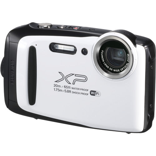 FUJIFILM FinePix XP130 Digital Camera with 28-140mm Fixed Lens (White)