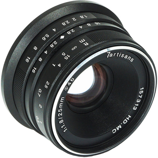 7Artisans Photoelectric 25mm f/1.8 Multi-Layer Coating Lens for Fujifilm X-Mount