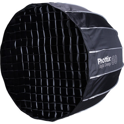 [CLEARANCE] Phottix PH82723 Raja Deep Parabolic Quick Folding Softbox with Grid 60cm or 24 Inches