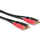 Hosa Technology 2 RCA Male to 2 RCA Male Dual Cable (Gold Contacts) - 10'