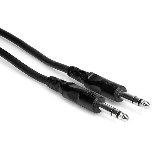 Hosa Technology CSS-105 Stereo 1/4 Male Phone to 1/4 Male Phone TRS Cable - 5'