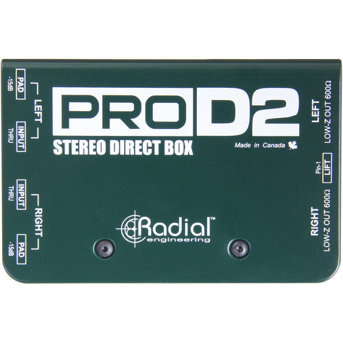 Radial Engineering ProD2 - Stereo Passive Direct Box