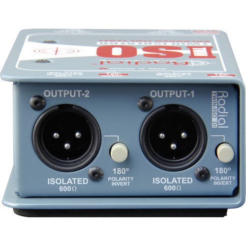 Radial Engineering Twin-ISO- Two Channel Balanced Line Isolator with Jensen Transformers