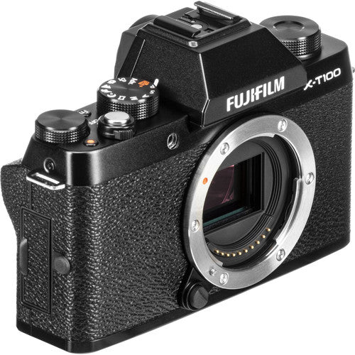 FUJIFILM X-T100 Mirrorless Digital Camera (Body Only) (Black)