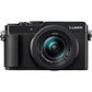 Panasonic Lumix DC-LX100 II Digital Camera (Black) with 24-75mm Leica DC Vario-Summilux f/1.7-2.8 Lens LX100