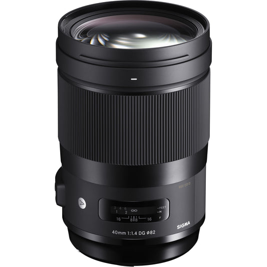 Sigma 40mm f/1.4 Weather-Sealed, Protective Front Coating DG HSM Art Lens for Canon EF