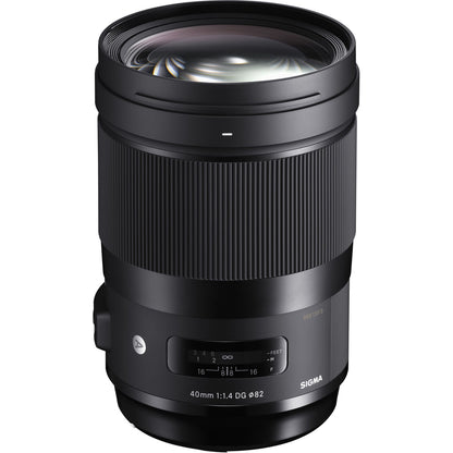 [CLEARANCE] Sigma 40mm f/1.4 Weather-Sealed, Protective Front Coating DG HSM Art Lens for Canon EF