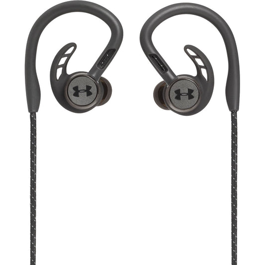 JBL Under Armour Pivot Black Wireless Sport In-Ear Headphones Sweatproof Waterproof Workout Athletics (Black, White)