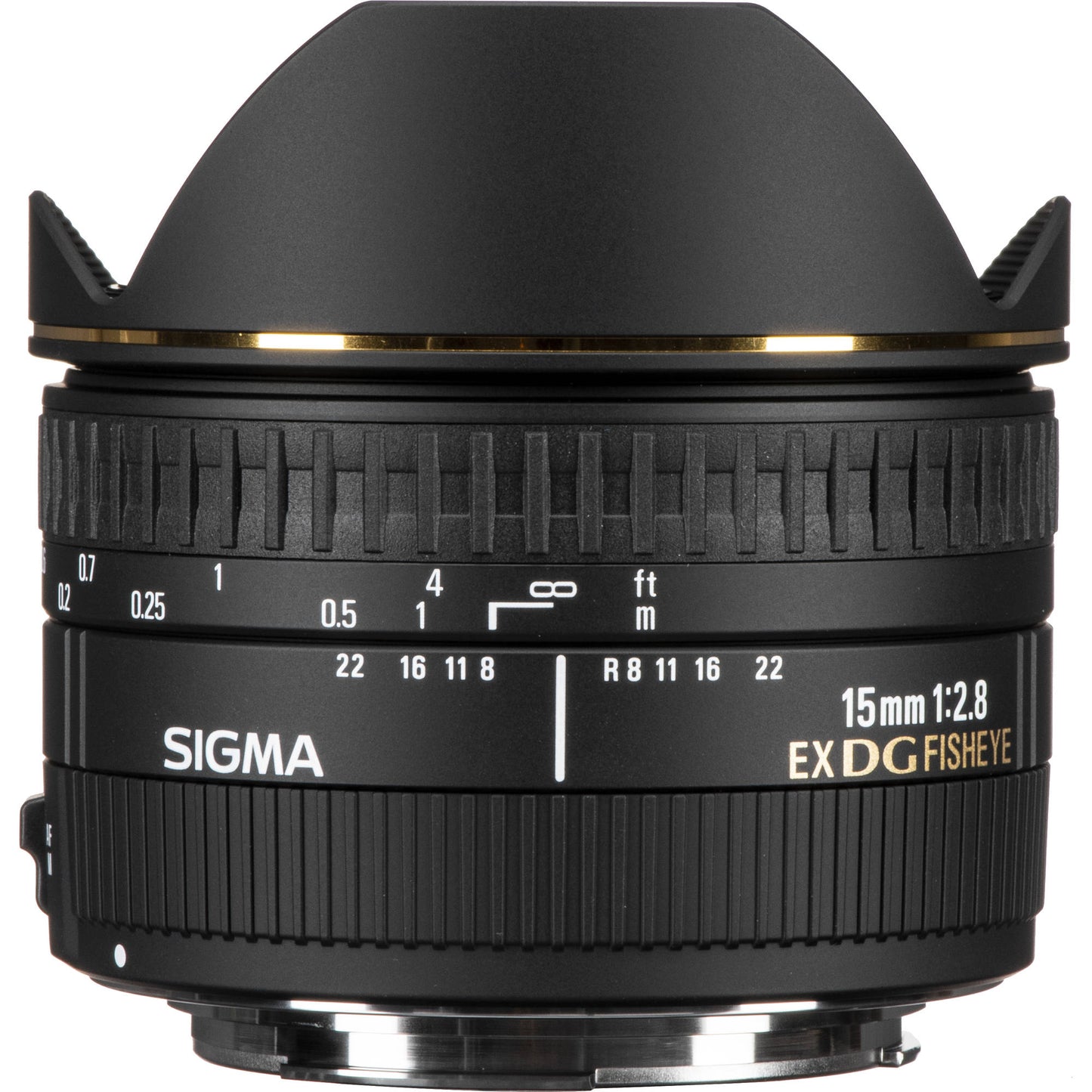 Sigma 15mm f/2.8 Full-Frame Format EX DG Diagonal Fisheye Lens for Canon EF