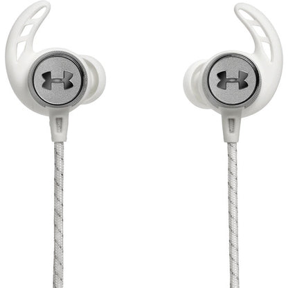 [CLEARANCE] JBL UA Sport Wireless REACT Under Armour Bluetooth Earphones Waterproof IPX7 In-Ear Headphones up to 9 Hours Playtime (Black, White)