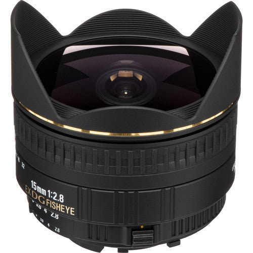 Sigma 15mm f/2.8 FX-Format EX DG Diagonal Fisheye Lens for Nikon