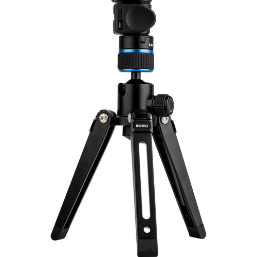 Benro MCT38AF Monopod with Flip Locks, 3-Leg Base, and S4 Video Head
