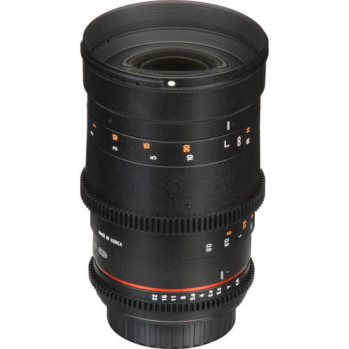 Samyang 135mm T2.2 Manual Focus VDSLR II Cine Lens (EF Mount) for Canon DSLR Camera for Professional Cinema Videography