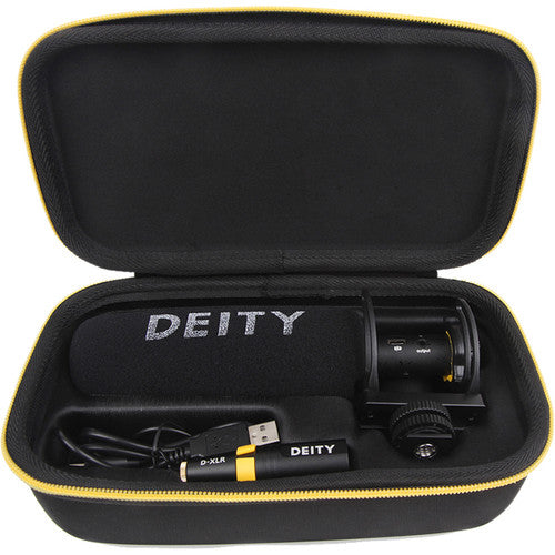 Deity V-Mic D3 Pro Location Kit Super-Cardioid Directional Camera-Mount Shotgun Microphone with Rycote Duo-Lyre Shock Mount and Pistol Grip Boompole