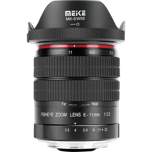 Meike 6-11mm f/3.5 Wide Angle Fisheye Manual Focus Lens for Nikon N1-Mount Mirrorless Cameras