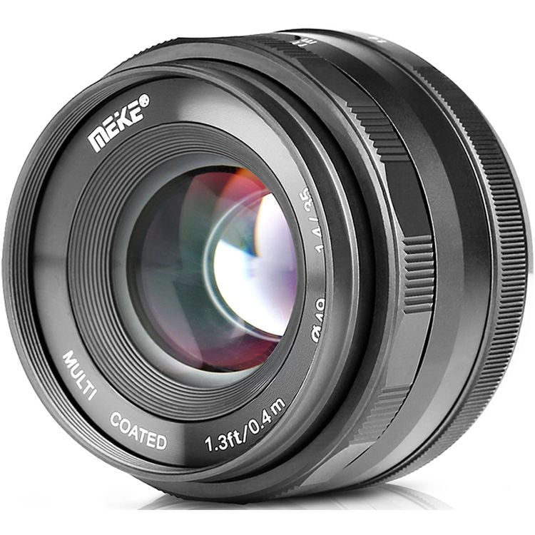 Meike 35MM F/1.4 Large Aperture Manual Focus Lens for Nikon 1 Mount Nikor