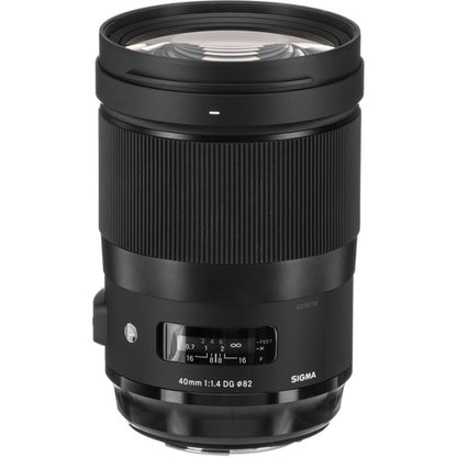 [CLEARANCE] Sigma 40mm f/1.4 Weather-Sealed, Protective Front Coating DG HSM Art Lens for Canon EF
