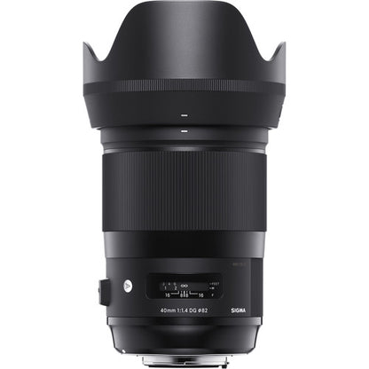 [CLEARANCE] Sigma 40mm f/1.4 Weather-Sealed, Protective Front Coating DG HSM Art Lens for Canon EF