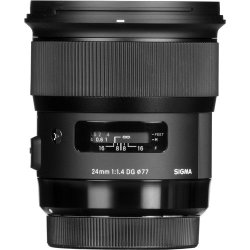 Sigma 24mm f/1.4 Full-Time Manual Focus Override DG HSM Art Lens for Canon EF