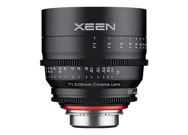 Samyang Xeen 35mm T1.5 Cine Lens (Canon EF Mount) For  Canon DSLR Camera Wide Angle Manual Focus Lens for Professional Cinema Videography