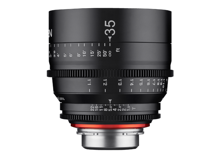 Samyang Xeen 35mm T1.5 Cine Lens (Canon EF Mount) For  Canon DSLR Camera Wide Angle Manual Focus Lens for Professional Cinema Videography