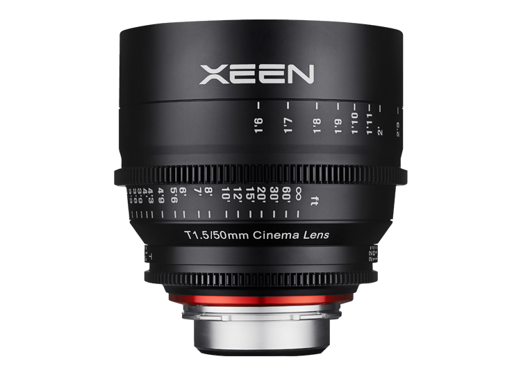 Samyang Xeen 50mm T1.5 Cine Lens (Sony-E Mount) For Sony Mirrorless Camera for Professional Cinema Videography