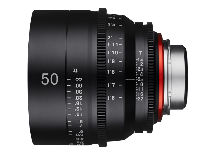 Samyang Xeen 50mm T1.5 Cine Lens (Sony-E Mount) For Sony Mirrorless Camera for Professional Cinema Videography