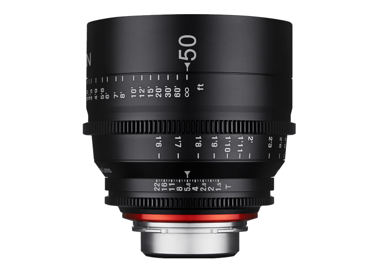 Samyang Xeen 50mm T1.5 Cine Lens (Sony-E Mount) For Sony Mirrorless Camera for Professional Cinema Videography