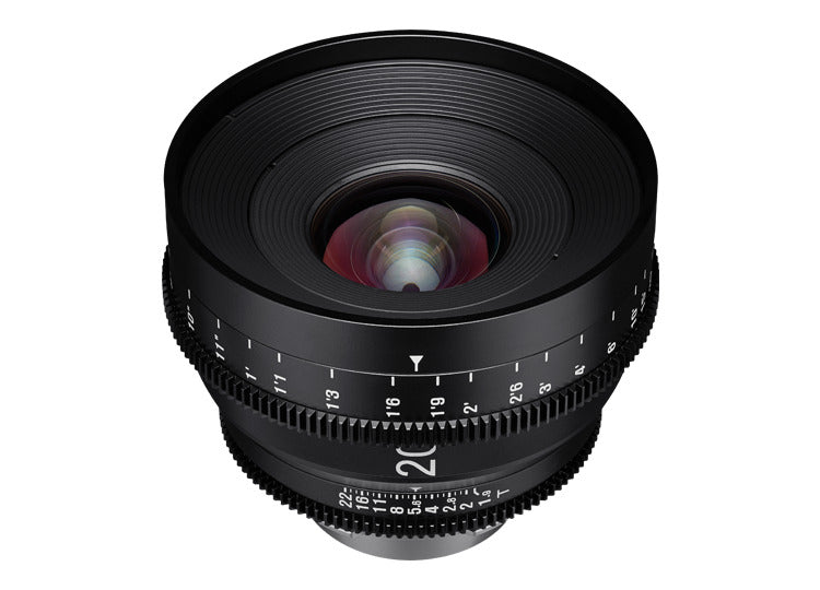Samyang Xeen 20mm T1.9 Cine Lens (PL Mount) For Arri Camera Wide Angle Manual Focus Lens for Professional Cinema Videography