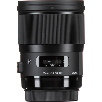 Sigma 28mm f/1.4 Wide-Angle Prime Full-Frame Format DG HSM Art Lens for Canon EF