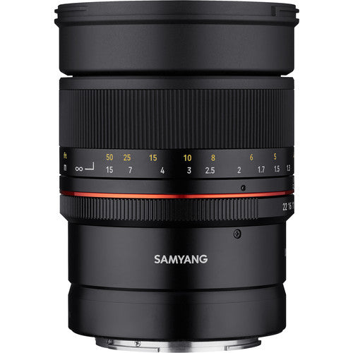 Samyang 85mm f/1.4 Manual Focus Telephoto Lens (RF Mount) for Canon EOS R Mirrorless Camera for Professional Videography Filmmaking and Photography