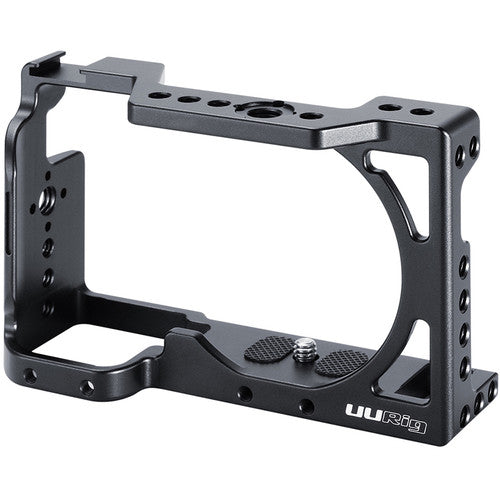 UURig by Ulanzi C-A6400 Camera Cage for Sony A6400 Vlog Housing Cage Handle Video Rig With Cold Shoe Mount 1/4'' 3/8''