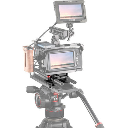 [CLEARANCE] SmallRig 501PL-Compatible Aluminum Baseplate for BMPCC 6K and 4K - DBM2266B
