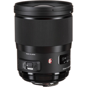 [CLEARANCE] Sigma 28mm f/1.4 Weather-Sealed, Protective Front Coating DG HSM Art Lens for Nikon F