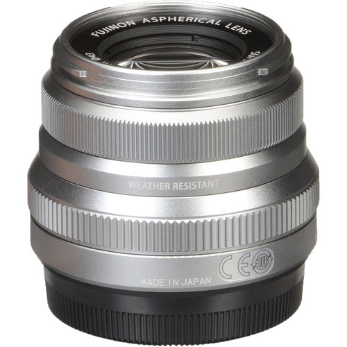 Fujifilm Fujinon XF 35mm f/2 R WR X-Mount Mirrorless Camera Lens (Silver)