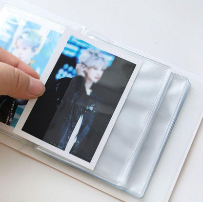 [CLEARANCE] Pikxi Cute Lovely Photo Album 36 Pockets 2.5 x 3.9 Inch Pictures Holder (White, Purple, Pink, Blue)
