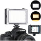 Ulanzi W112LED Video Light 112 LED with 3 Hot Shoe Dimmable Portable Video Light for DSLR or Smartphone