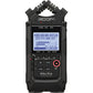 Zoom H4n Pro Black 4-Channel Handy Portable Recorder for Stereo Multitrack Music Recording Audio Video Podcasting 2020 Model