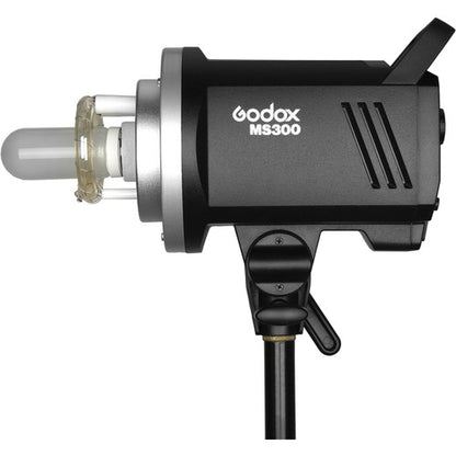 Godox MS300-V 300W Daylight 5600K Studio LED Strobe Monolight Bowen S Mount with 2.4GHz Wireless, LCD Display with Onboard and Mobile App Controls for Lighting and Studio Equipment for Photography