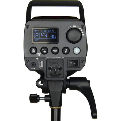 Godox MS300-V 300W Daylight 5600K Studio LED Strobe Monolight Bowen S Mount with 2.4GHz Wireless, LCD Display with Onboard and Mobile App Controls for Lighting and Studio Equipment for Photography