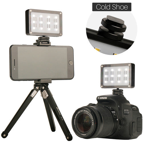 Ulanzi CardLite Mini LED Video Camera Light Dimmable Portable 5500K Photographic Lighting Vlogging for Smartphones
