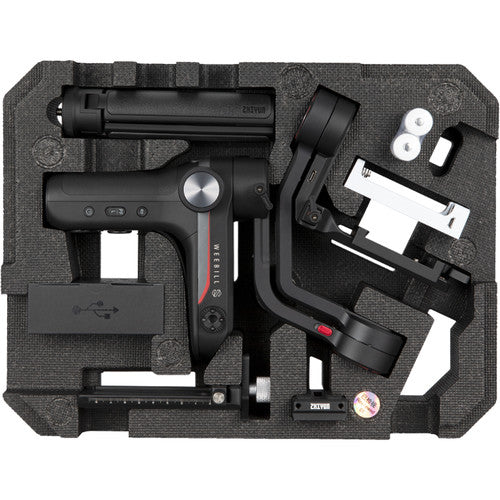 Zhiyun Weebill S Compact 3-Axis Multi Operational Handheld Gimbal Stabilizer with Smartfollow 2.0 and Viatouch 2.0 for Creative or Sports Videography, Youtube, Twitch (WEEBIL-S)