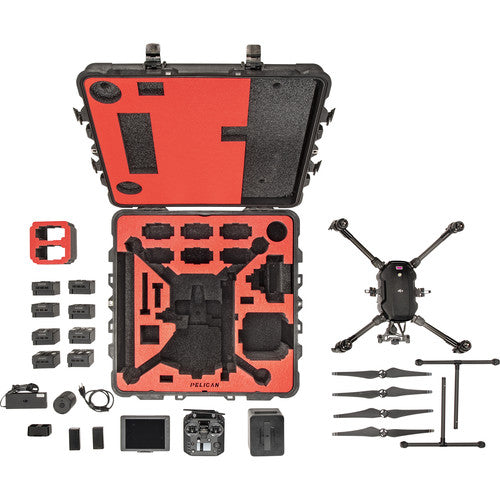 Pelican Flightline Watertight Carry-On Hard Case for DJI Matrice 200, M210, M210 RTK Drone Series | Model - 1640-DM200